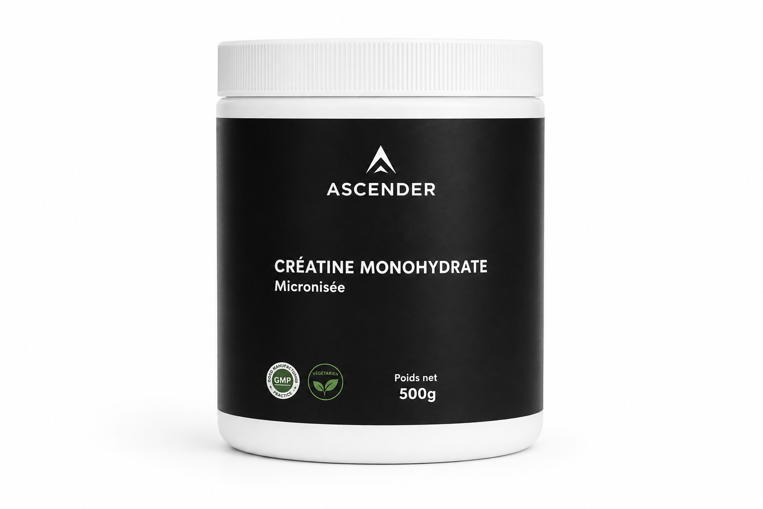 Ascender Créatine Monohydrate Micronisée 500 g
